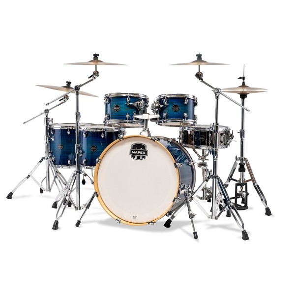 Mapex Armory 22" LA Fusion 6pc Shell Pack, Blue Wave Burst