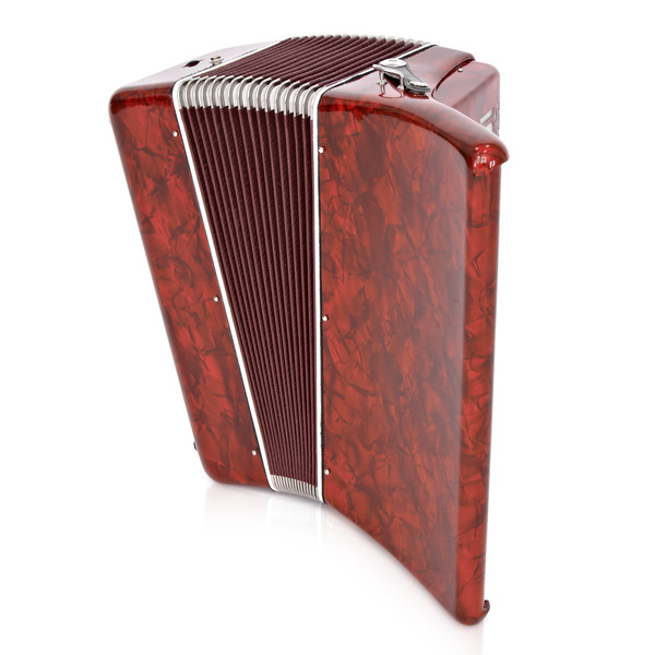 Deluxe Accordion by Gear4music, 48 Bass - Nearly New