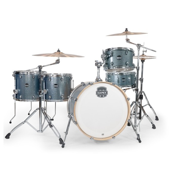 Mapex Mars Birch 22" 5pc Crossover Drum Kit w/Hardware, Twilight