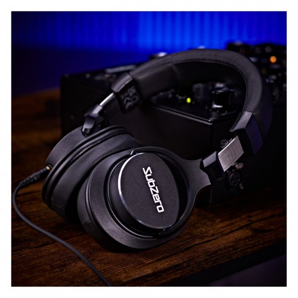 SubZero DJH-200 Professional DJ Headphones with Case