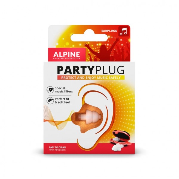 Alpine PartyPlug Earplugs, Black