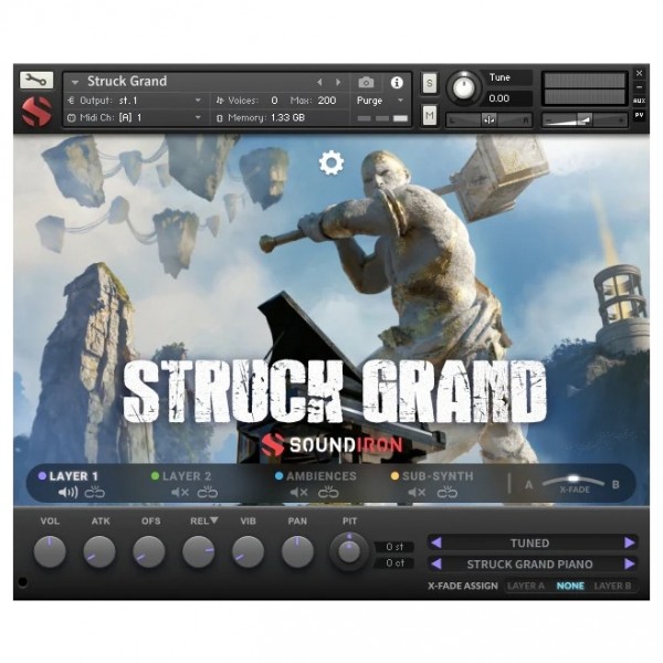 SoundIron Struck Grand Piano