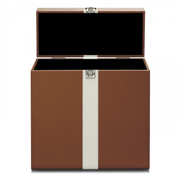 Lenco Suitcase for 25-30 Records, Brown