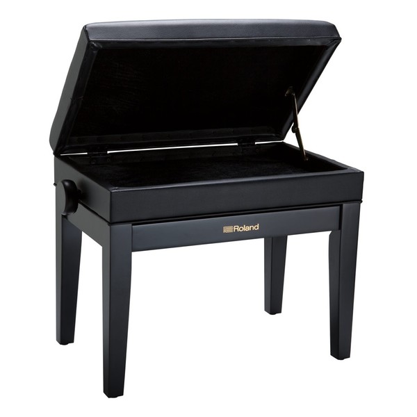 Roland RPB-400PE Piano Bench, Polished Ebony