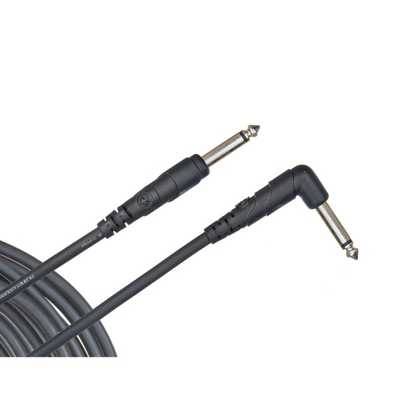 Planet Waves Classic Series 1/4" Instrument Cable, Right Angle, 20ft