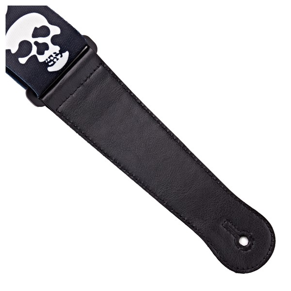 Guitar Strap by Gear4music, Black Skulls