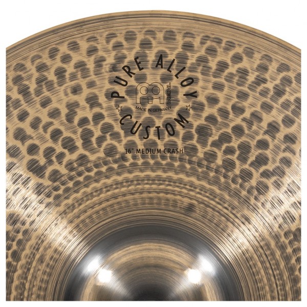 Meinl Pure Alloy Custom 16" Medium Crash Cymbal