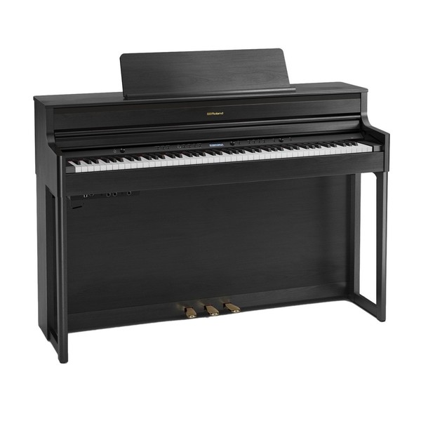 Roland HP704 Digital Piano Package, Charcoal Black
