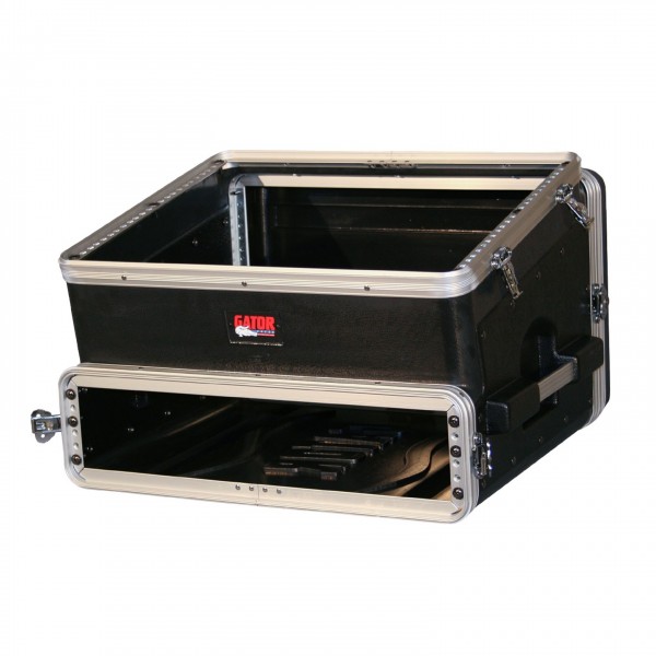 Gator GRC-8X2 ATA Molded PE Slant Top Console Rack, 8U Top, 2U Bottom