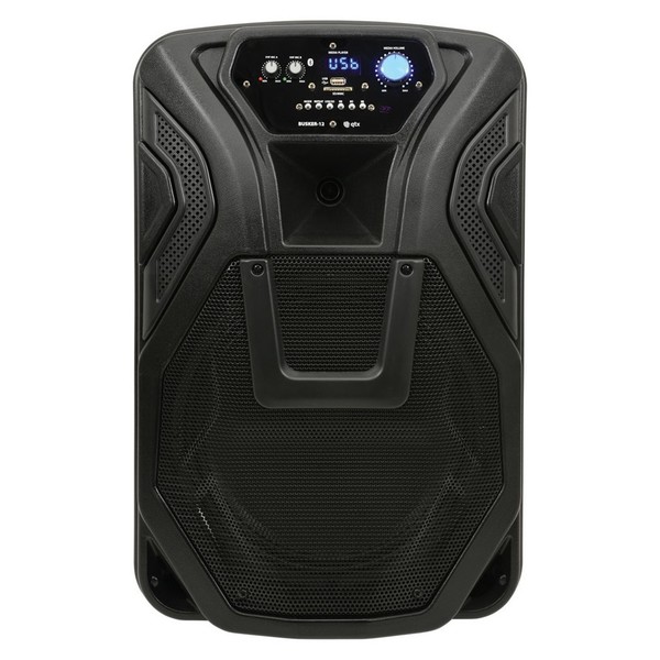 QTX Busker 12 PA with VHF Mics, Media Player & Bluetooth