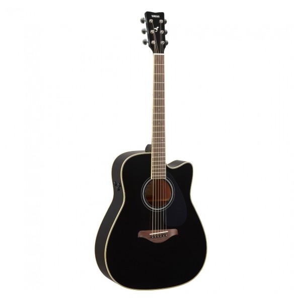 Yamaha FGCTA Transacoustic FG Cutaway, Black