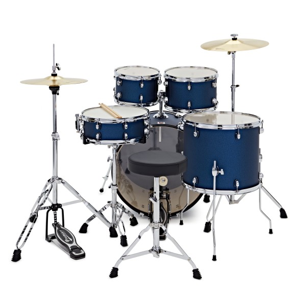Premier Revolution 22" 5pc Drum Kit, Blue Stardust