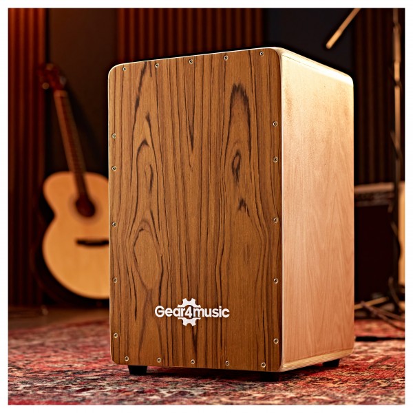 Cajon by Gear4music, Teak