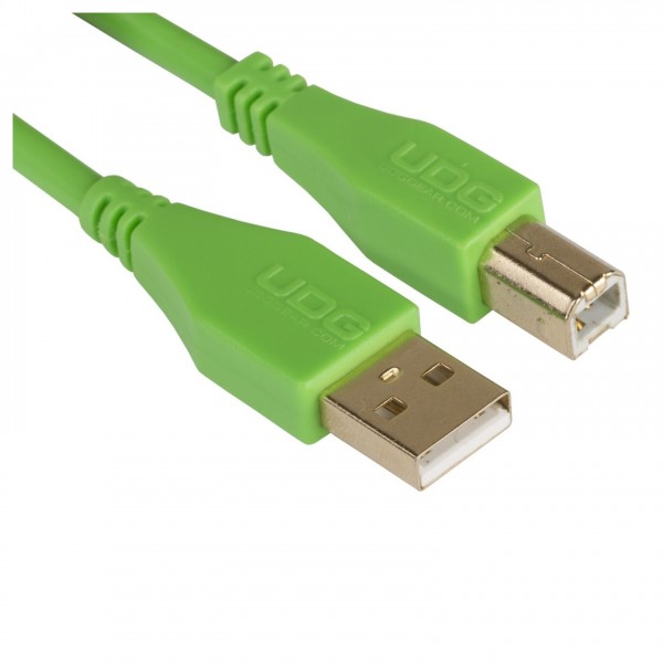 UDG Cable USB 2.0 (A-B) Straight 1M Green