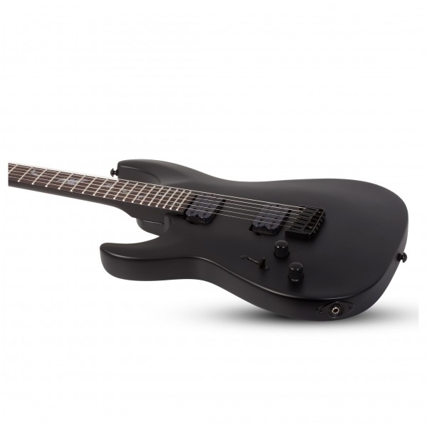 Schecter Damien-6 Left Handed, Satin Black