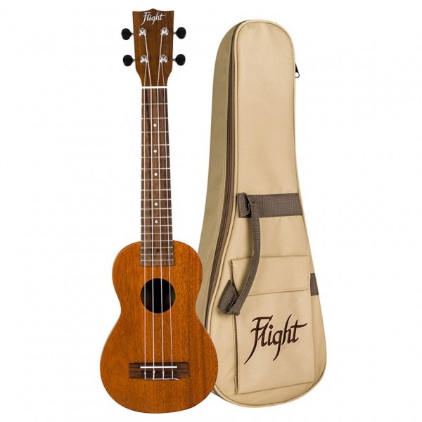 Flight LUS-5 Heritage Soprano Ukulele, Mahogany