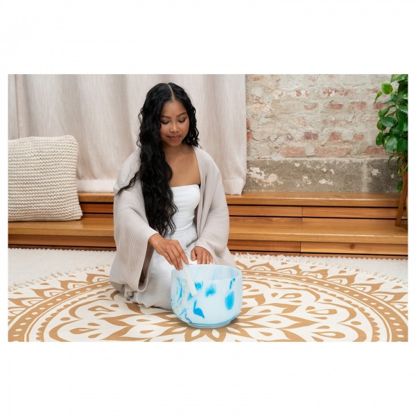 Meinl Sonic Energy 10" Marble Crystal Singing Bowl G4, Throat Chakra