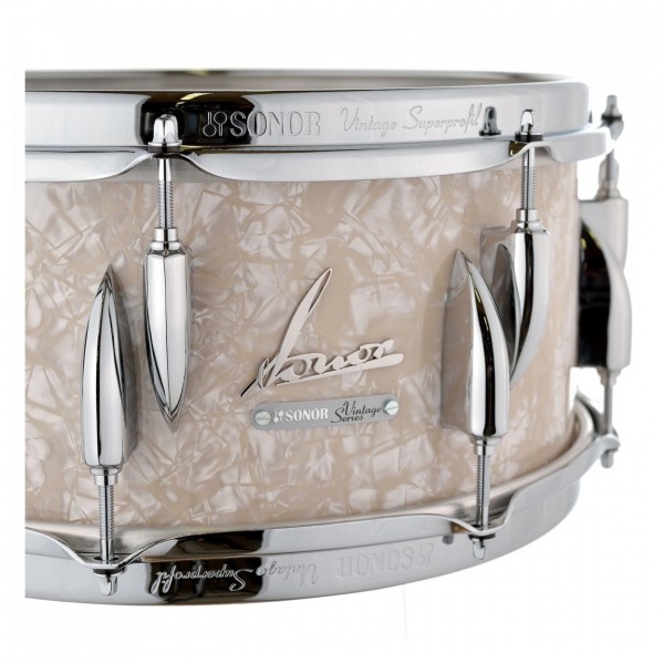 Sonor Vintage 14 x 5.75" Snare Drum, Beech Vintage Pearl