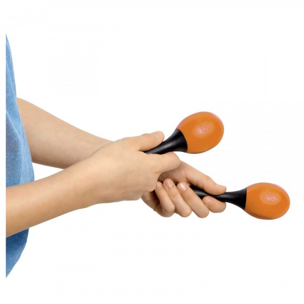 Nino by Meinl 6" Egg Maracas, Pair, Orange