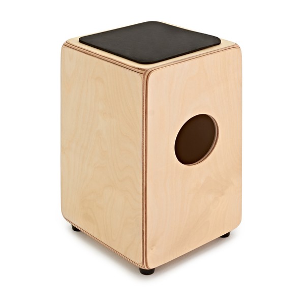 Compact Cajon and Gigbag by Gear4music, Ebony