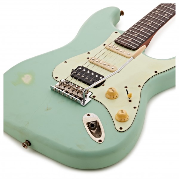 JET Guitars JS-400 HSS Roasted Maple, Sea Foam Green Relic