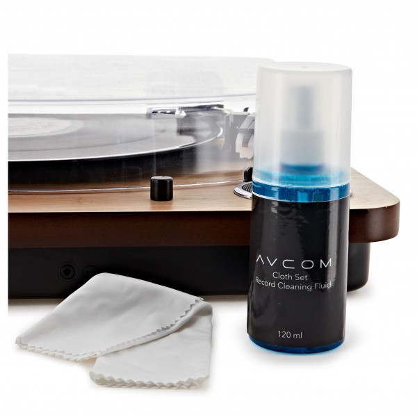 AVCOM Cloth and Fluid Record Cleaning Set