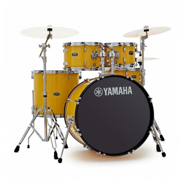 Yamaha Rydeen 20" Drum Kit w/Cymbals, Mellow Yellow