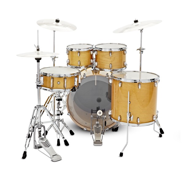 Yamaha Stage Custom 22 5 Piece Shell Pack w Hardware, Natural Wood