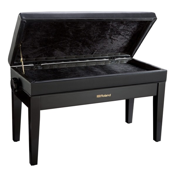 Roland RPB-D400PE Double Piano Bench, Polished Ebony