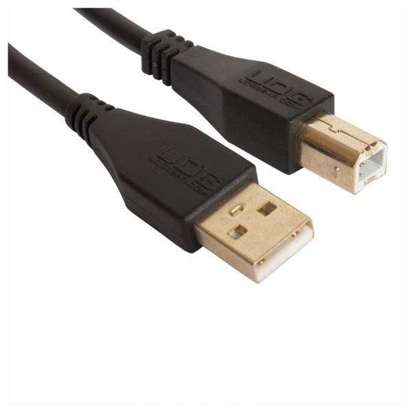 UDG Cable USB 2.0 (A-B) Straight 2M Black