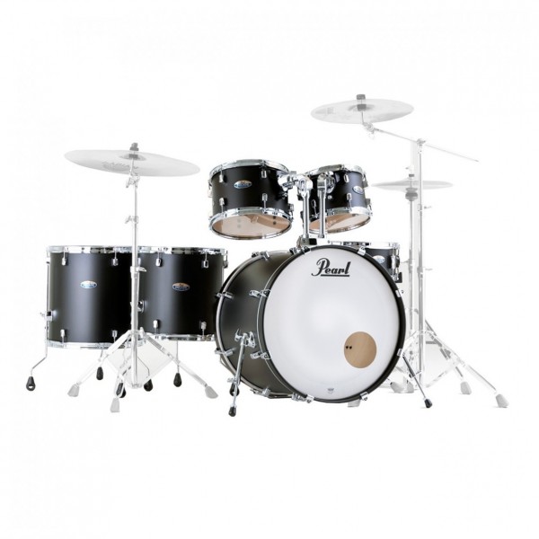 Pearl Decade Maple 6pc Pro Drum Kit w/Sabian XSRs, Satin Slate Black