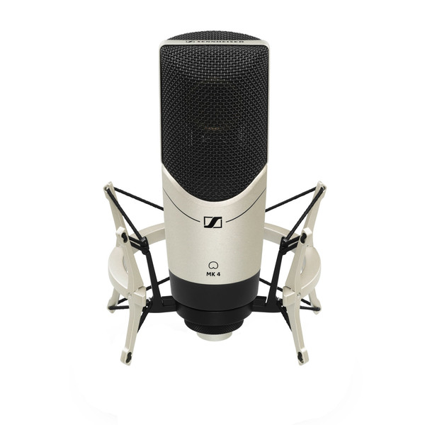 Sennheiser MK4 Large Diaphragm Side Address Mic + Shock Mount Bundle