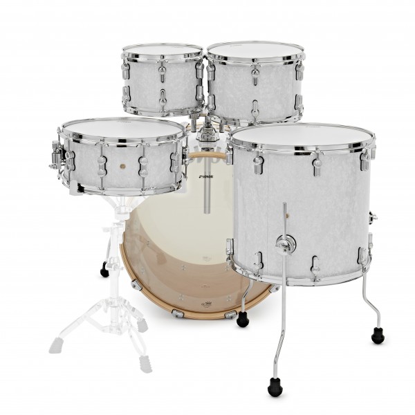 Sonor AQ2 22" 5pc Shell Pack, White Pearl