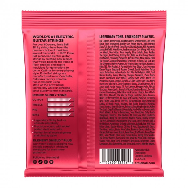 Ernie Ball P03226 Burly Slinky, 11-52 (3 Set Pack)