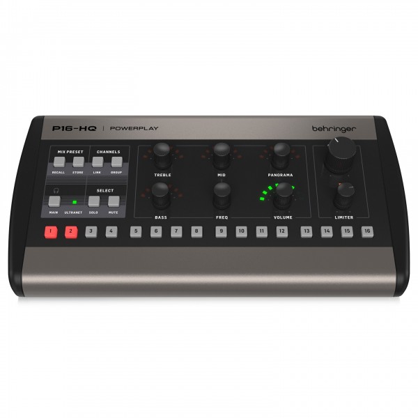 Behringer P16-HQ 16-Channel Personal Monitoring Mixer