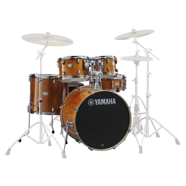 Yamaha Stage Custom Birch 22" 5pc Shell Pack w/Bags, Honey Amber
