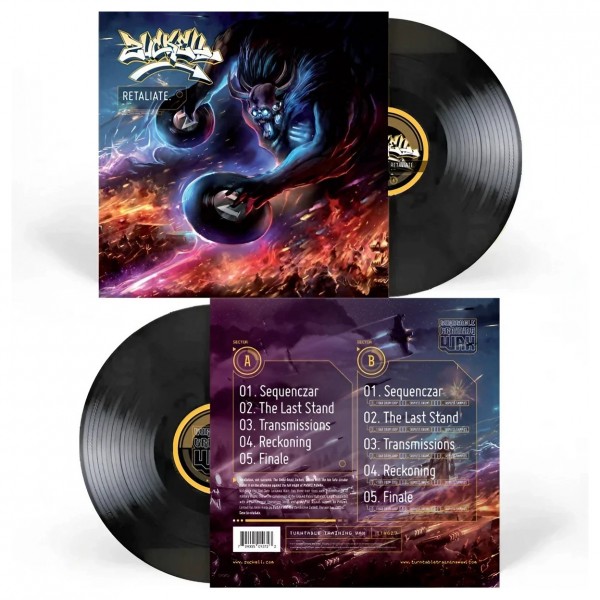 TTW Records Zuckell Retaliate, 12", Black