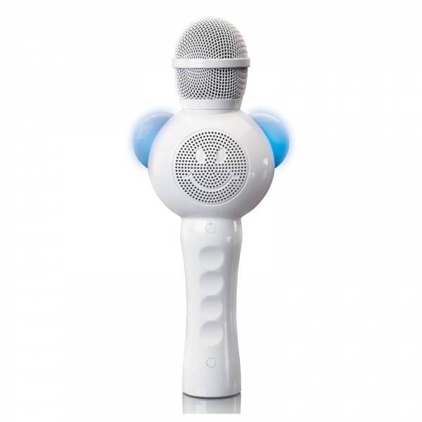 Lenco BMC-060WH Karaoke Microphone with Bluetooth, White