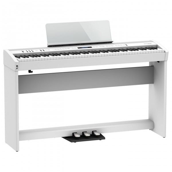 Roland FP-90X Home Piano Premium Bundle, White