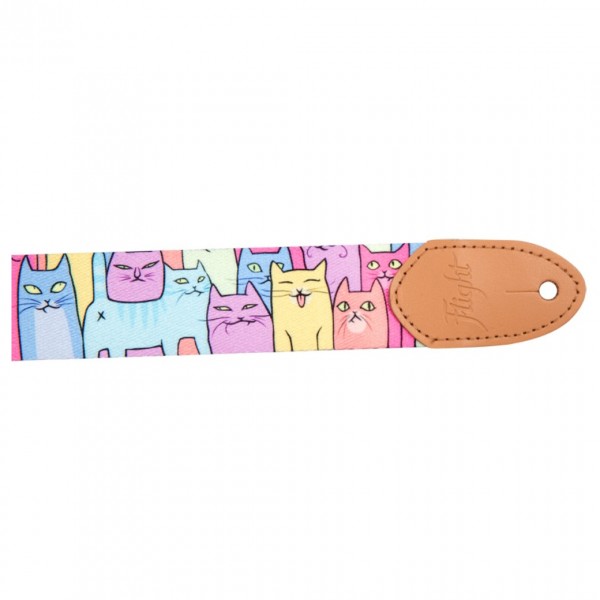 Flight Polyester Ukulele Strap, Kitty