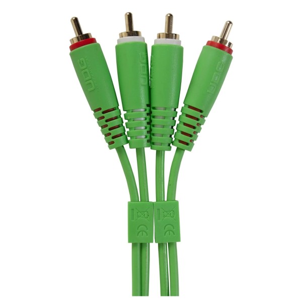 UDG Ultimate Cable RCA - RCA Straight 1.5m (Green)