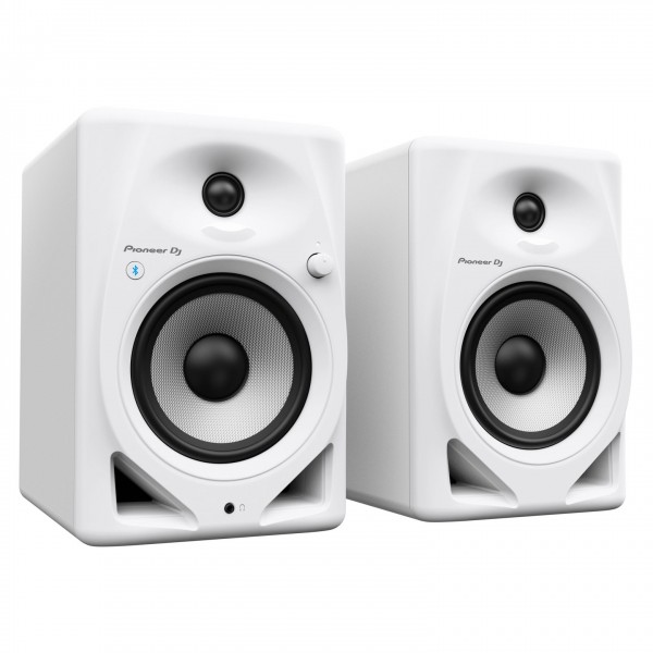 Pioneer DJ DM-50D-BT Bluetooth Monitor Speakers, White