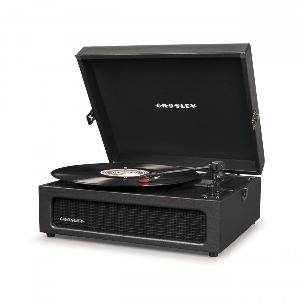 Crosley Voyager Portable Turntable with Bluetooth Out, Black