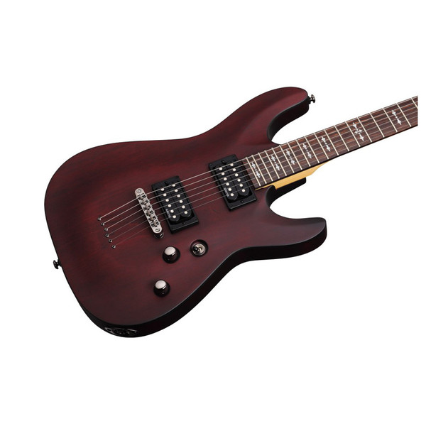 Schecter Omen-6 Electric Guitar, Walnut Satin