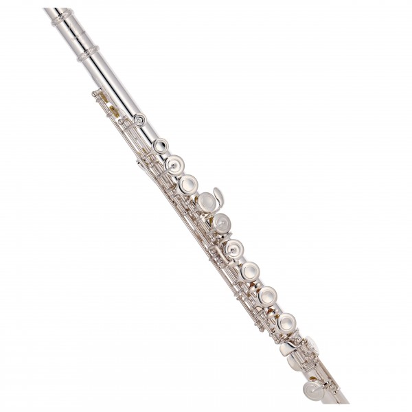 Trevor James TJ10XP Student Flute, Silver Riser and Lip