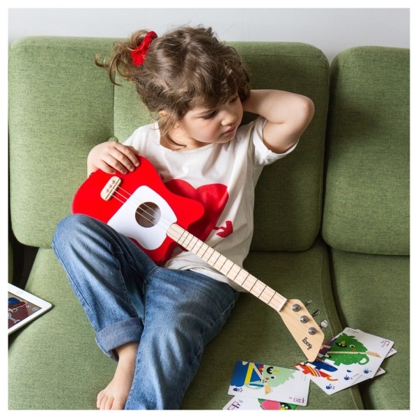 Loog Mini Acoustic, Red