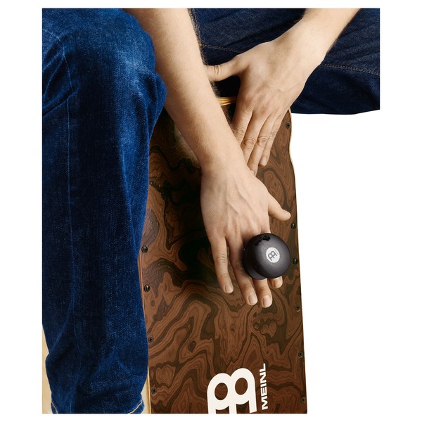 Meinl Percussion Cajon Ring Castanet, Black