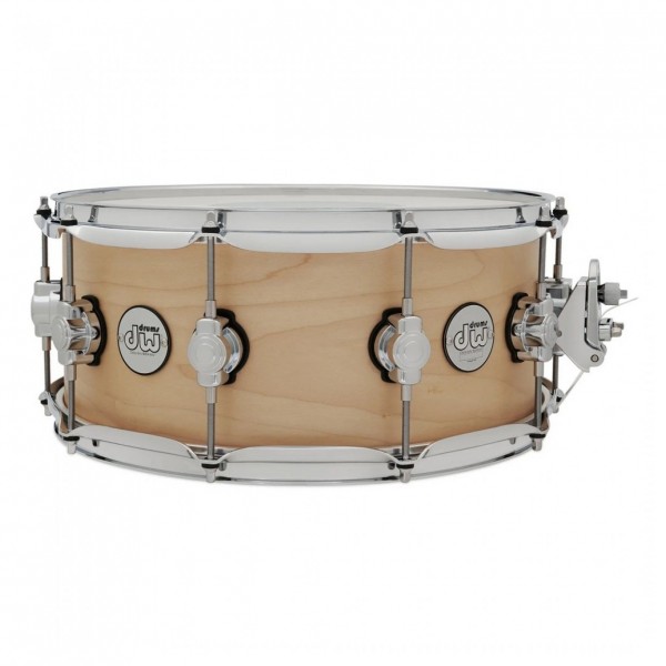 DW Design Series 14" x 6" Snare Drum, Natural & Case