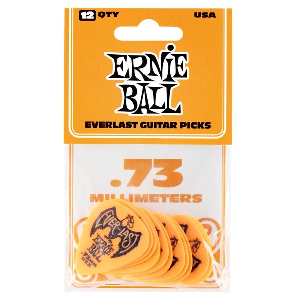 Ernie Ball P09190 Everlast 0.73mm Orange, 12 Pack