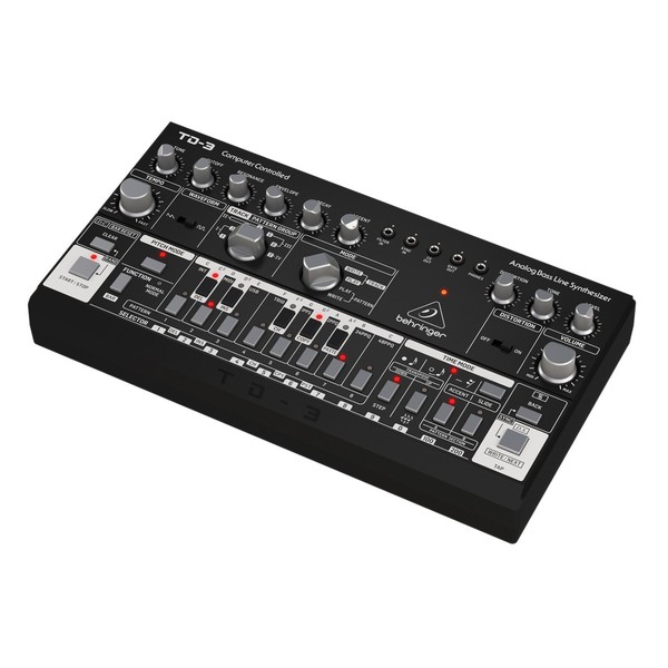 Behringer TD-3-BK Analog Bass Line Synthesizer, Black